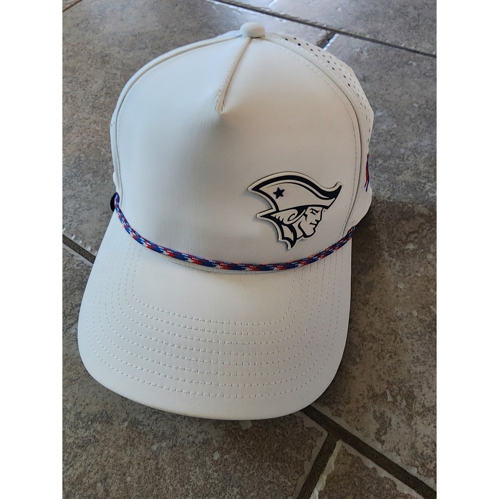 Branded Bills New England Patriots White Performance Rope Snapback Hat Cap 545